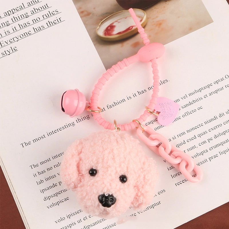Cute Teddy Dog Bell Pendant