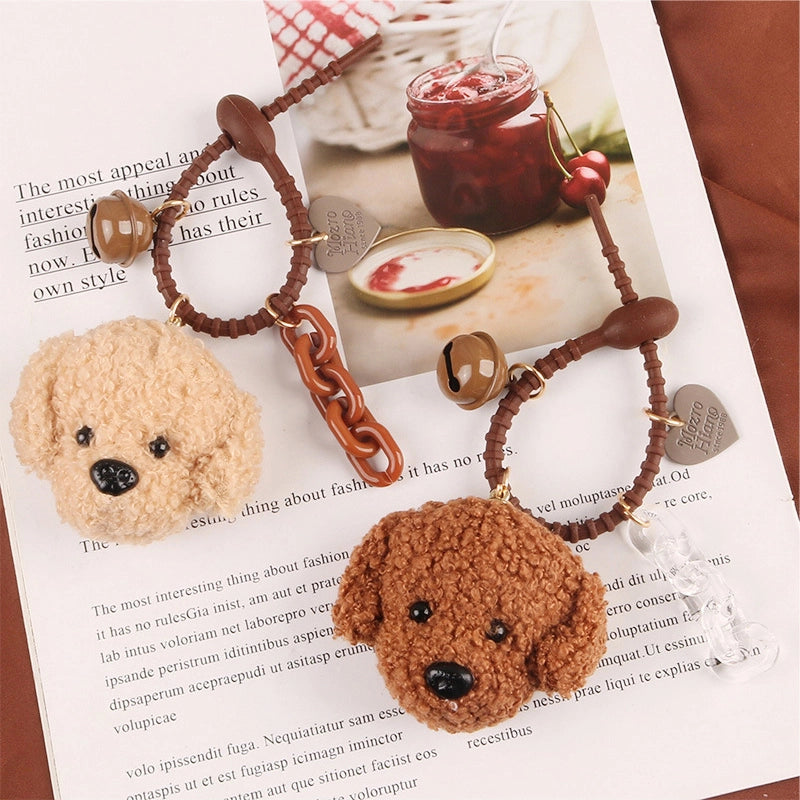 Cute Teddy Dog Bell Pendant