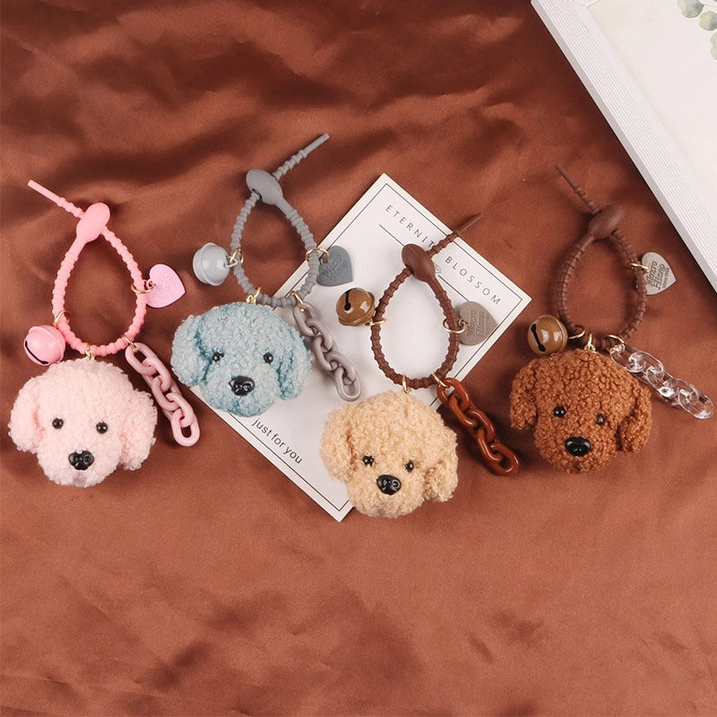 Cute Teddy Dog Bell Pendant