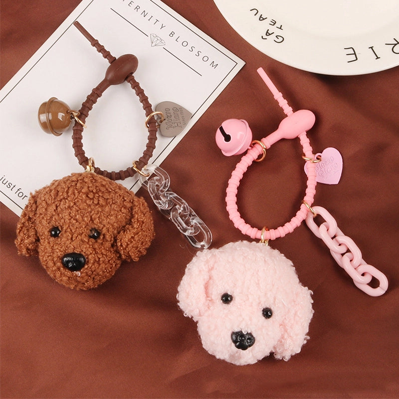 Cute Teddy Dog Bell Pendant