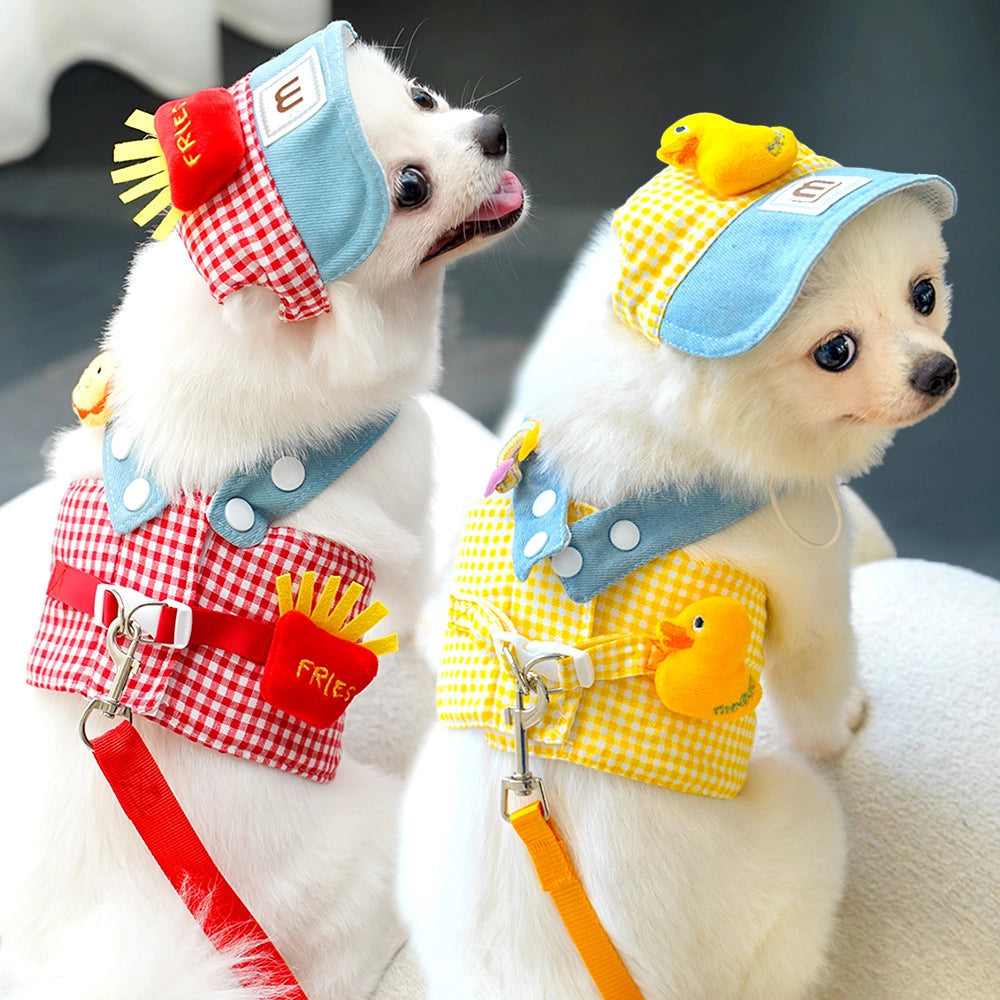 Adjustable Dog Harness and Leash Set
