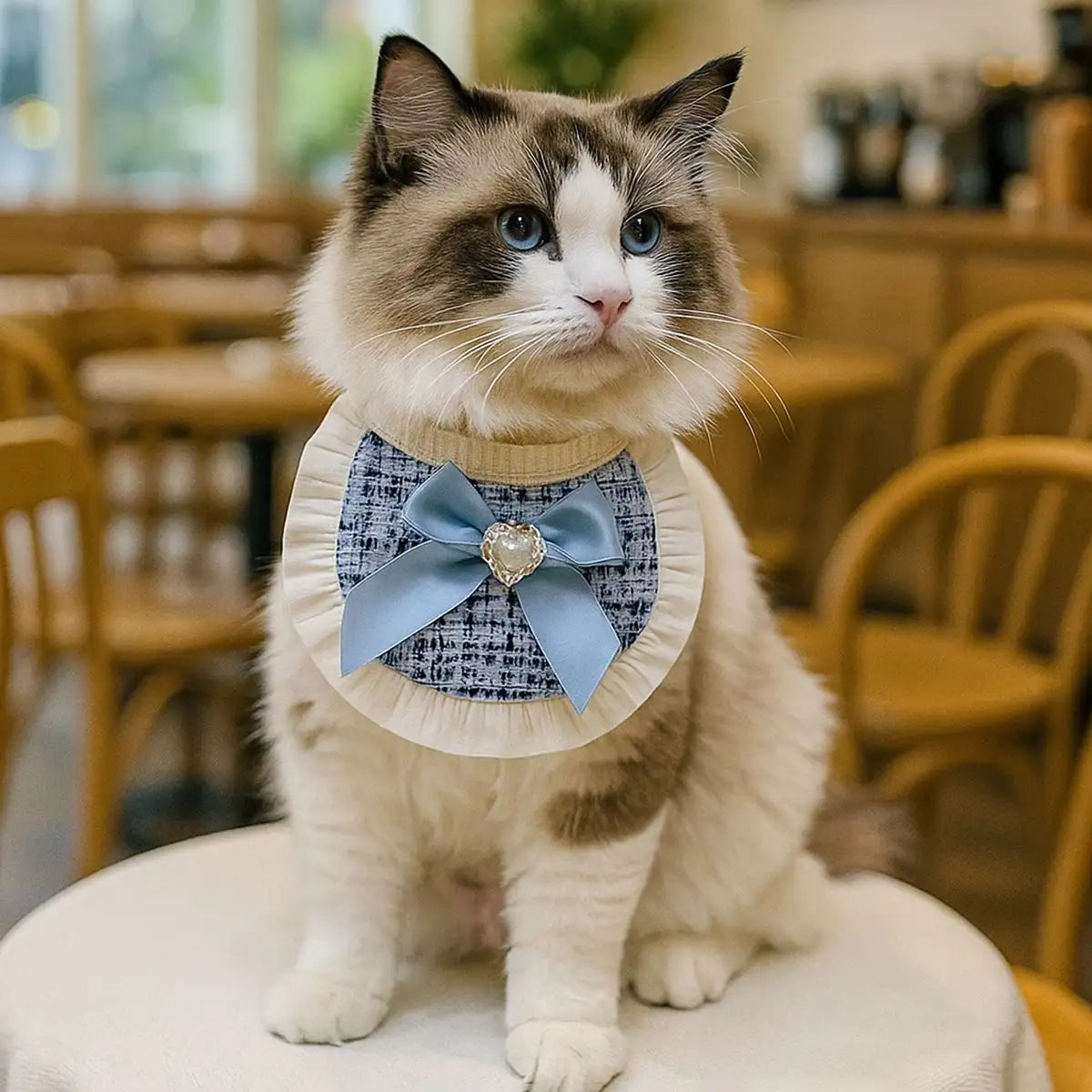 Fashionable Bandana Bibs for Cats & Dogs