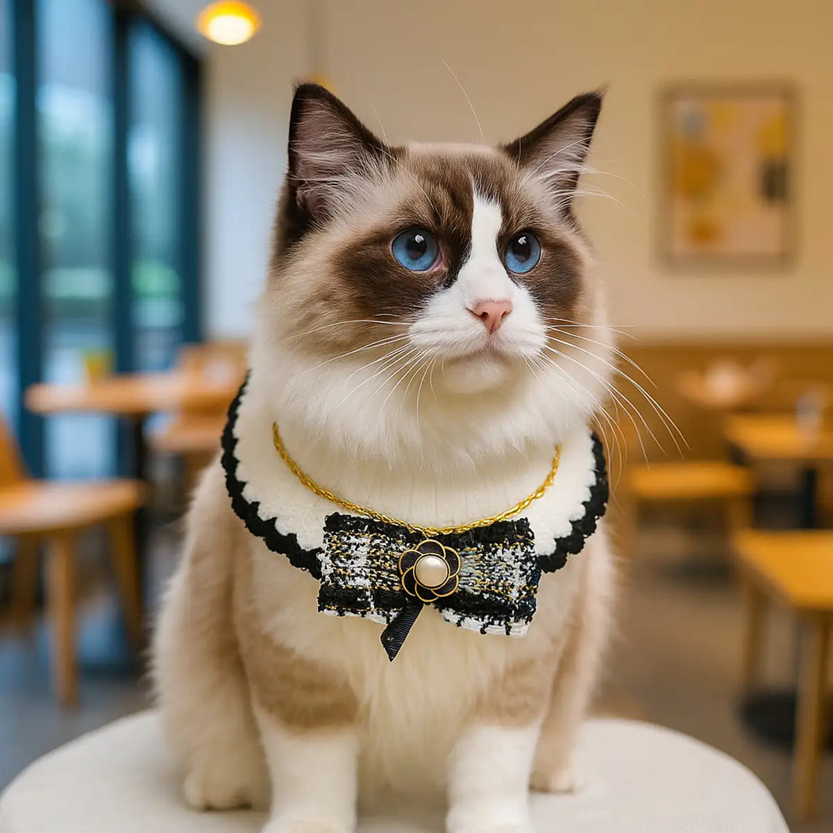 Fashionable Bandana Bibs for Cats & Dogs