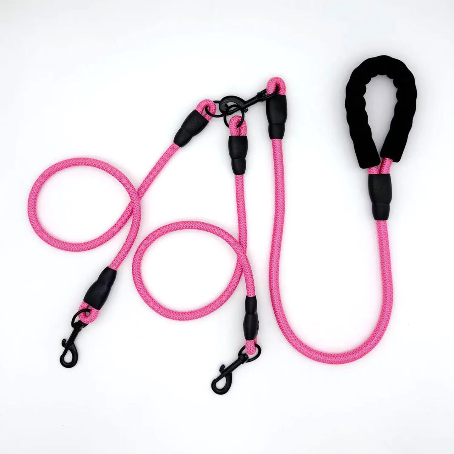 Foam Handle Dual Dog Leash