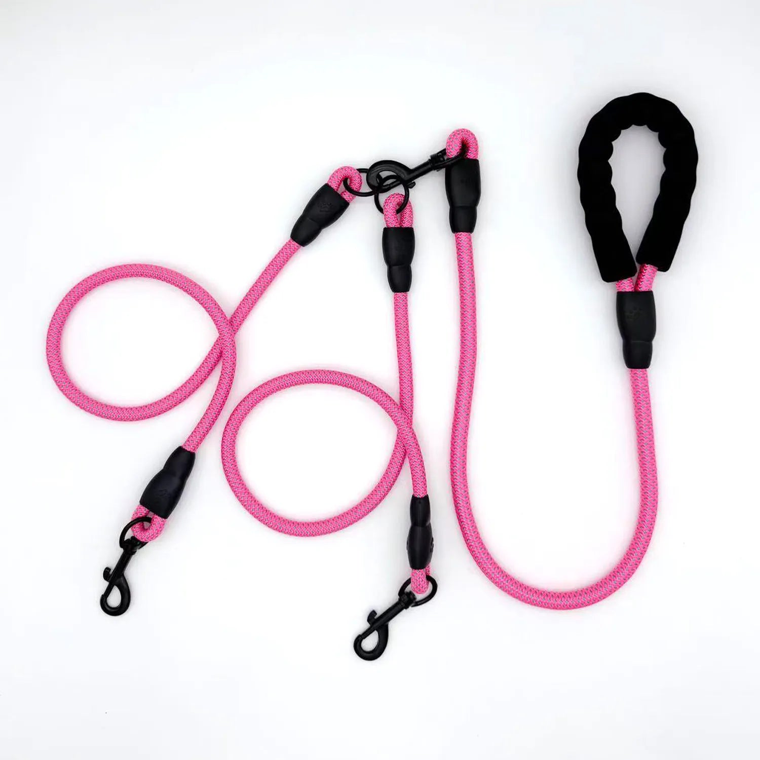 Foam Handle Dual Dog Leash