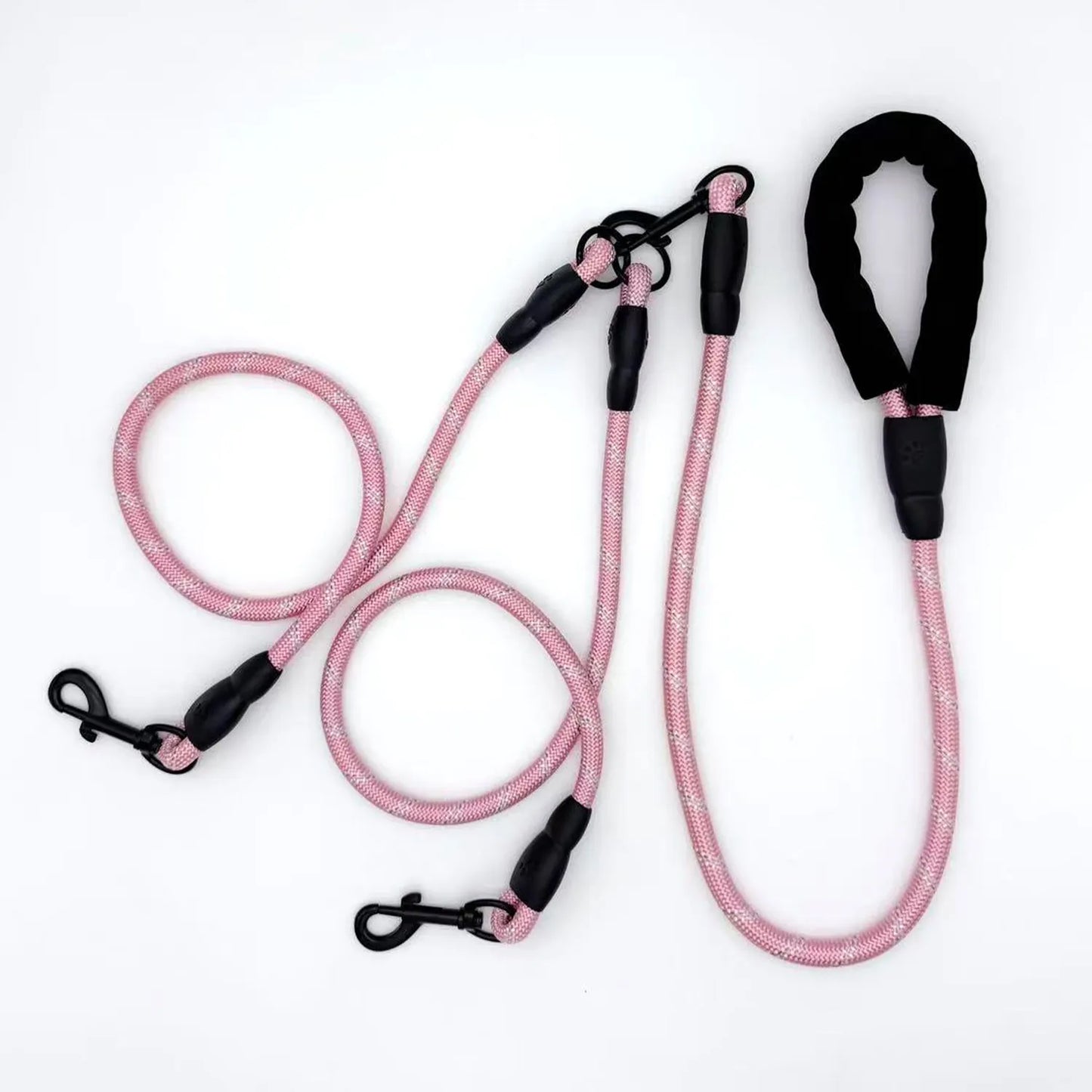 Foam Handle Dual Dog Leash