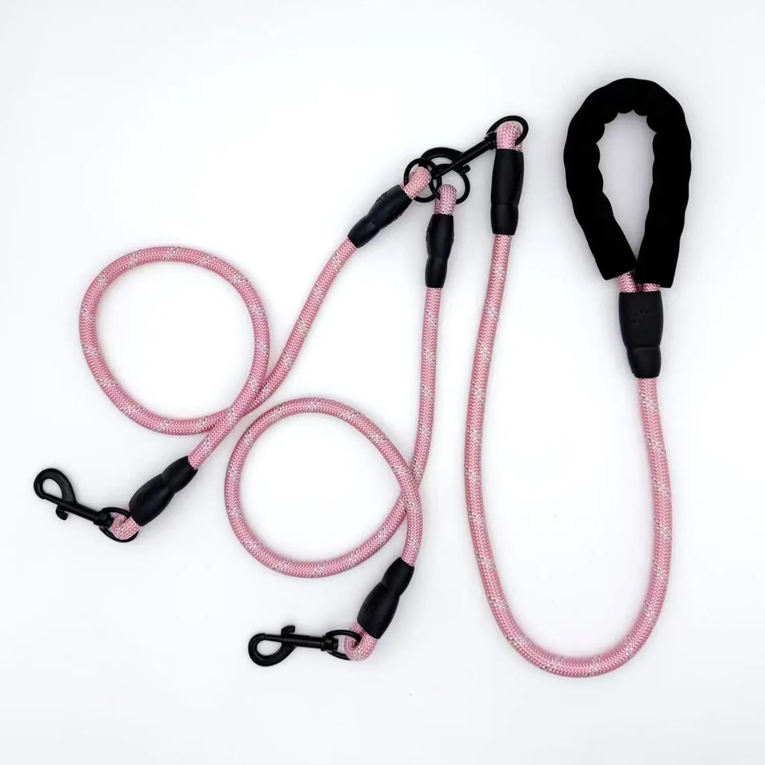 Foam Handle Dual Dog Leash