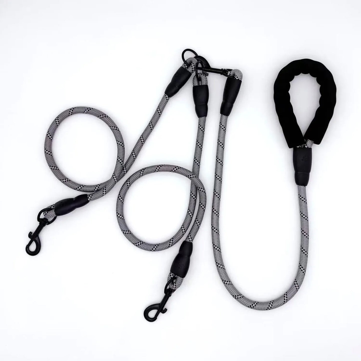 Foam Handle Dual Dog Leash