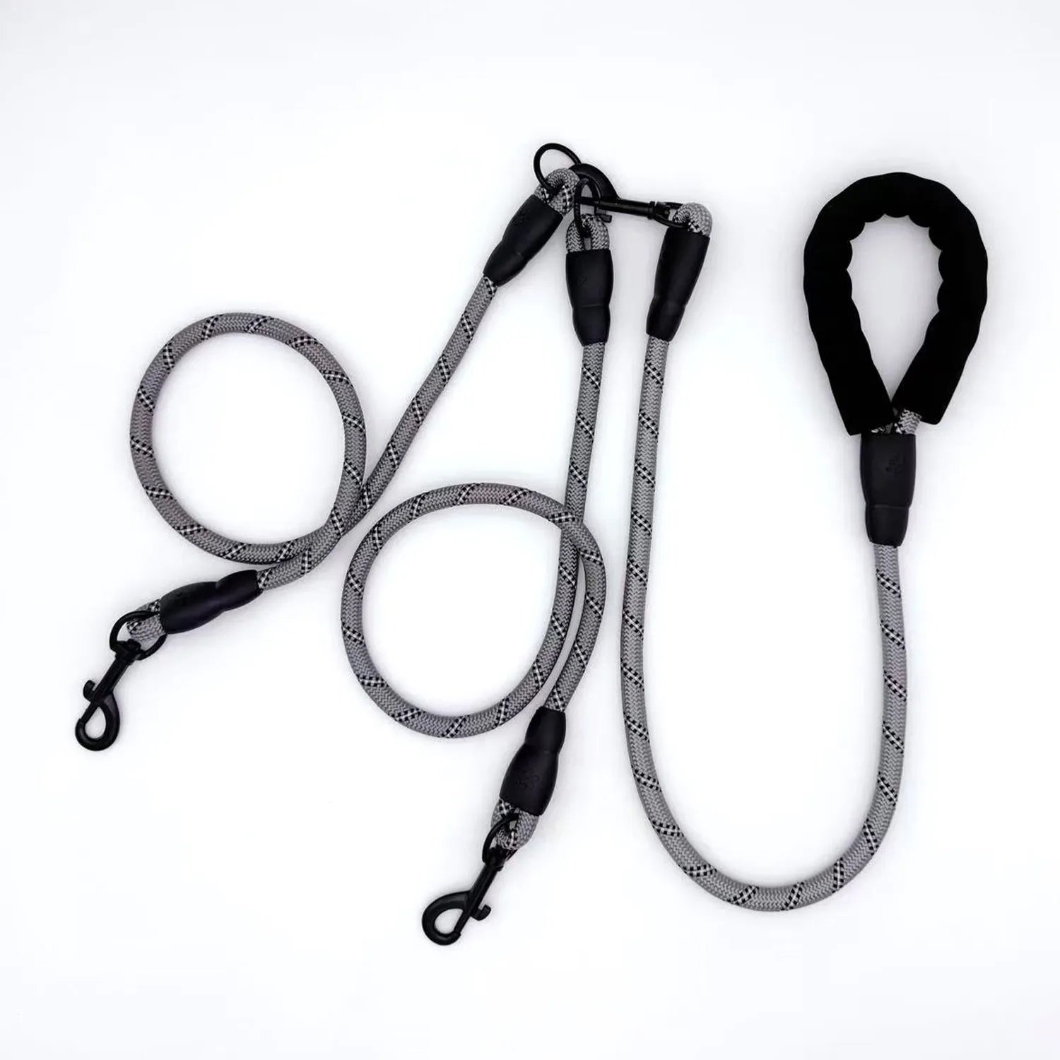Foam Handle Dual Dog Leash