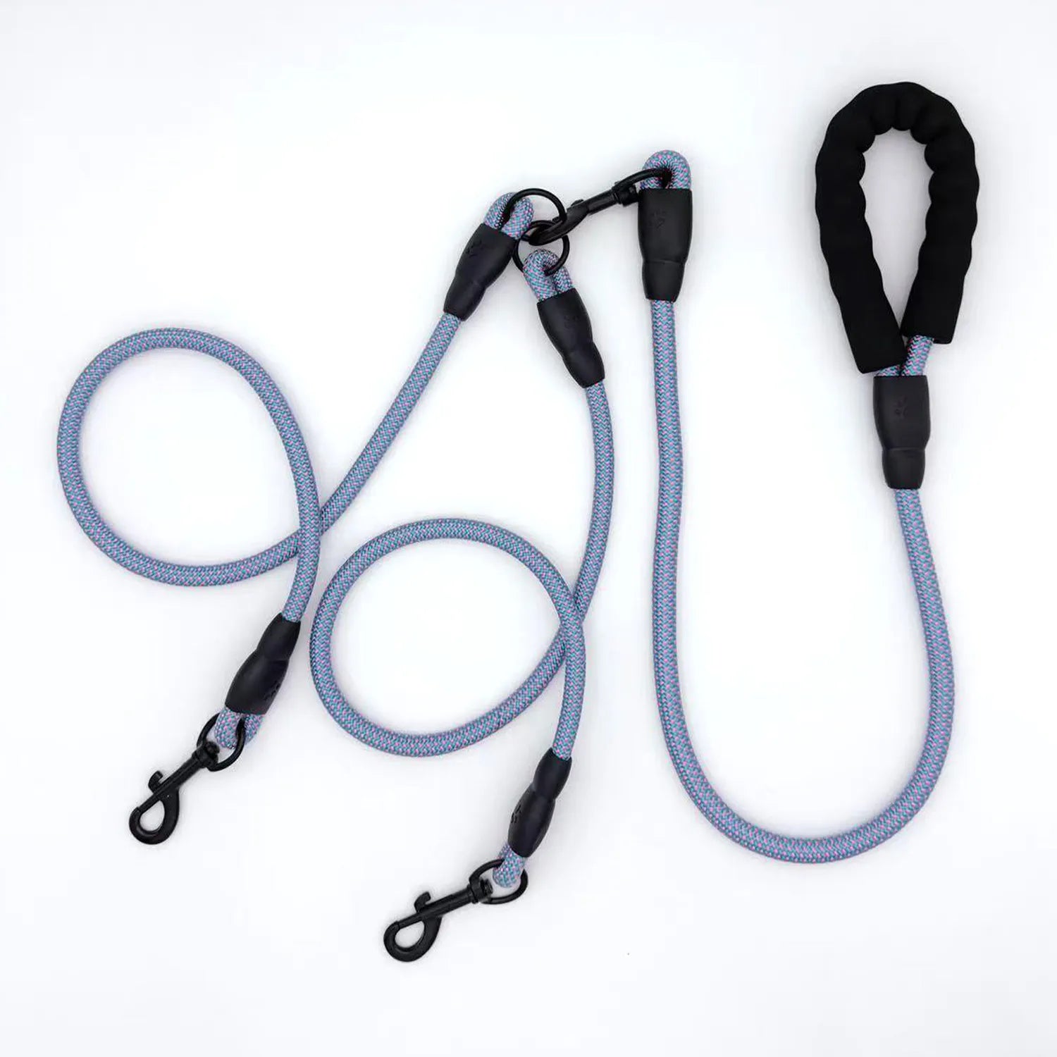 Foam Handle Dual Dog Leash
