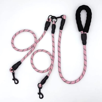 Doppelleine mit Schaumstoffgriff