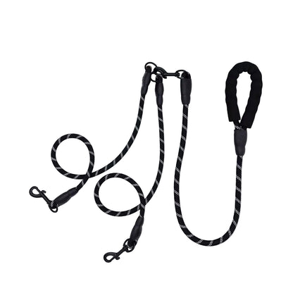 Doppelleine mit Schaumstoffgriff