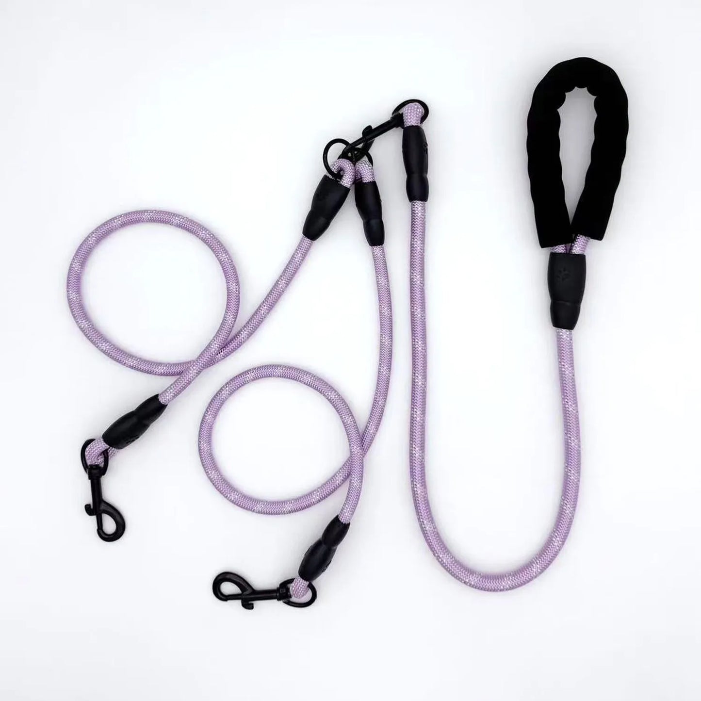 Foam Handle Dual Dog Leash
