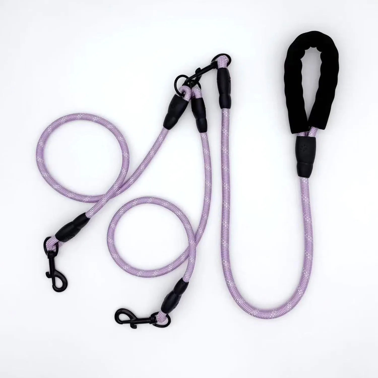 Foam Handle Dual Dog Leash