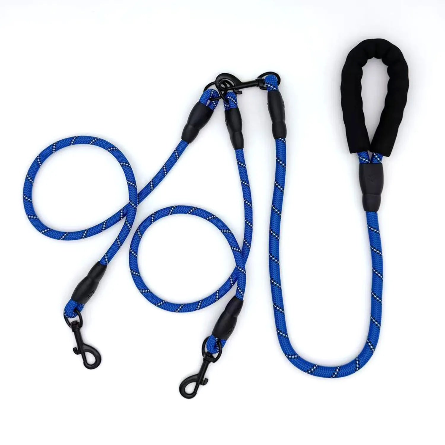 Foam Handle Dual Dog Leash