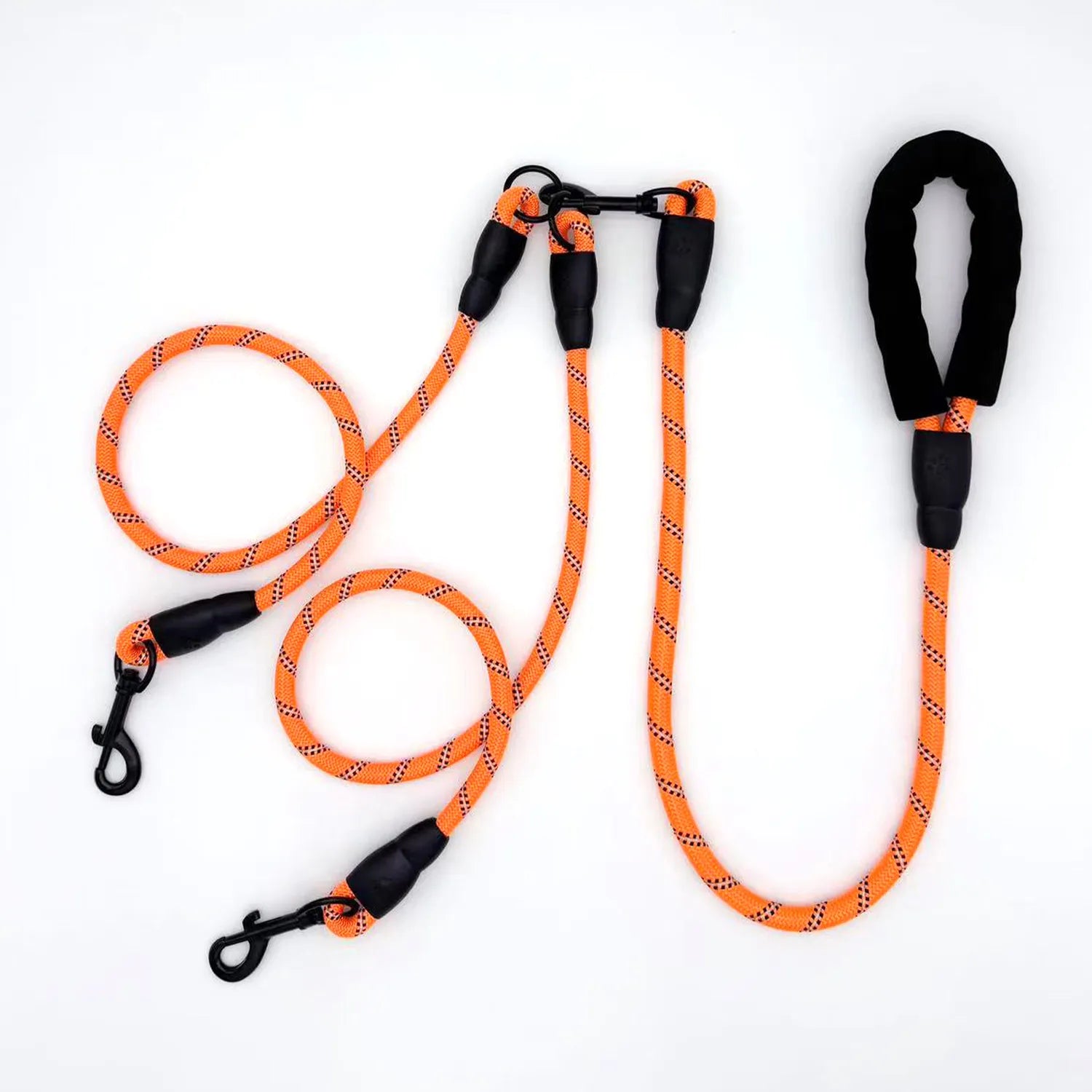 Foam Handle Dual Dog Leash