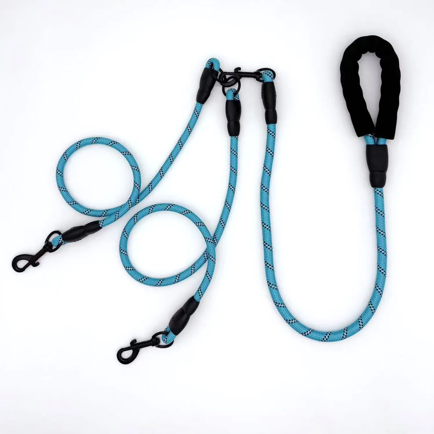 Foam Handle Dual Dog Leash