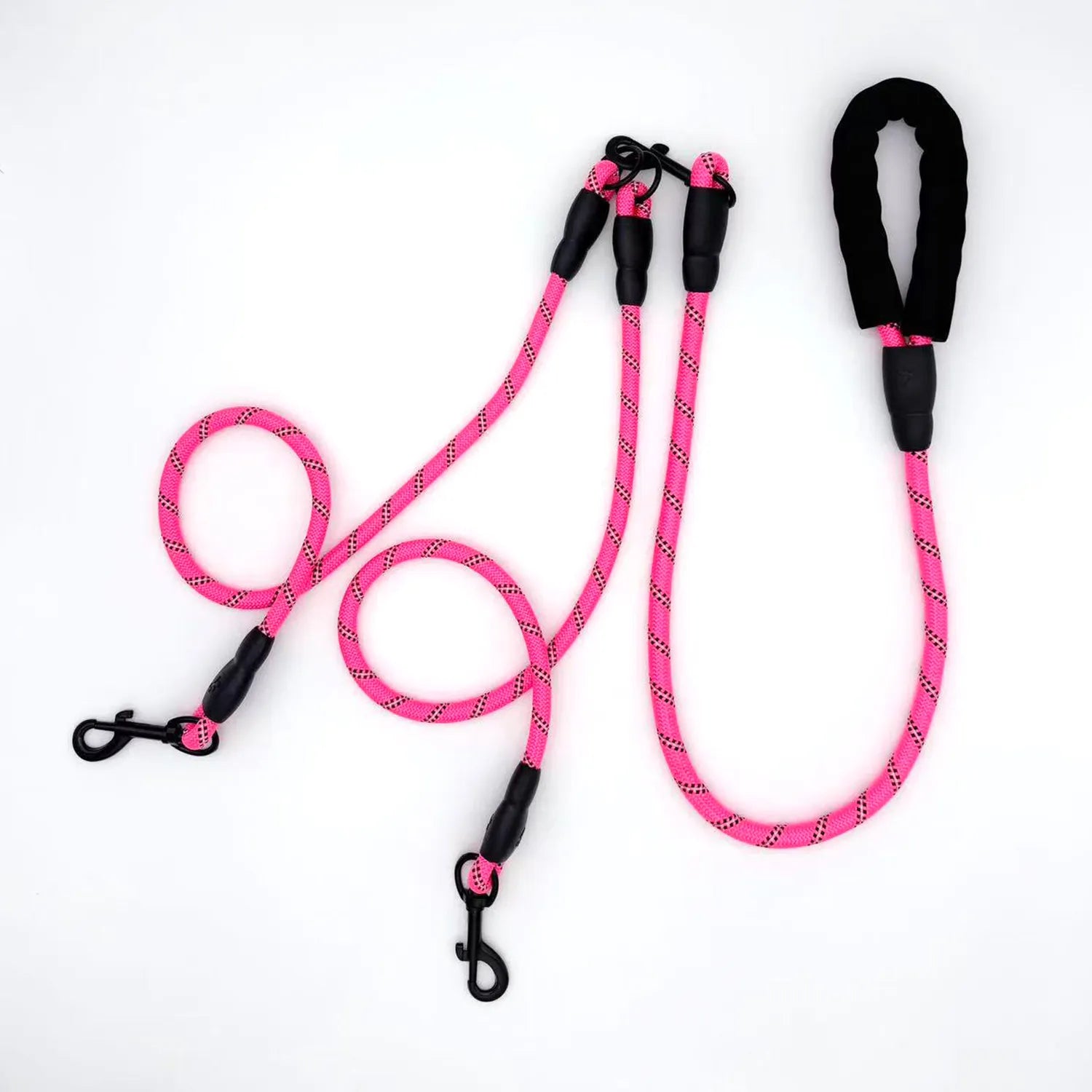 Foam Handle Dual Dog Leash