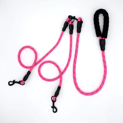 Doppelleine mit Schaumstoffgriff