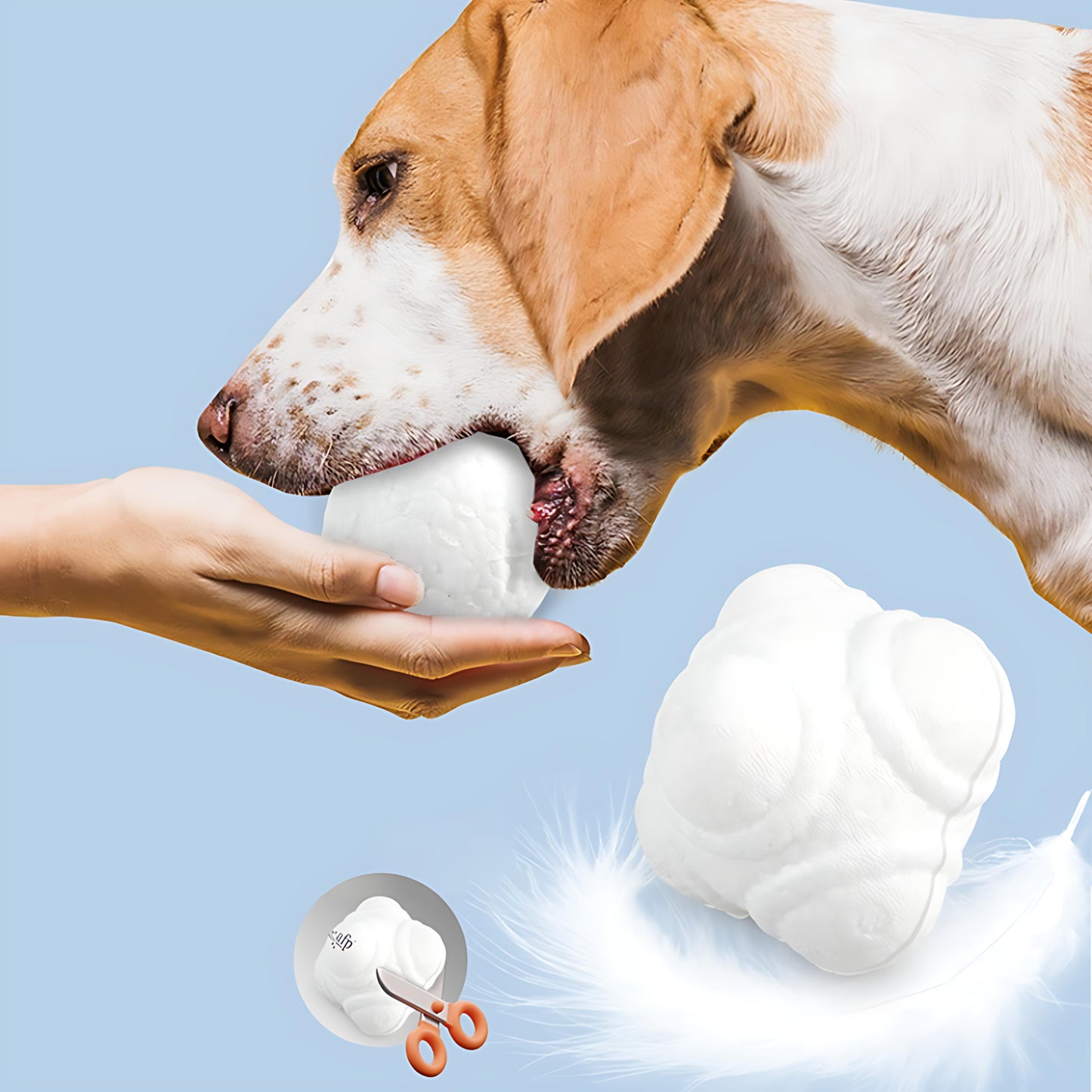 Kauspielzeug fürs Fußballtraining