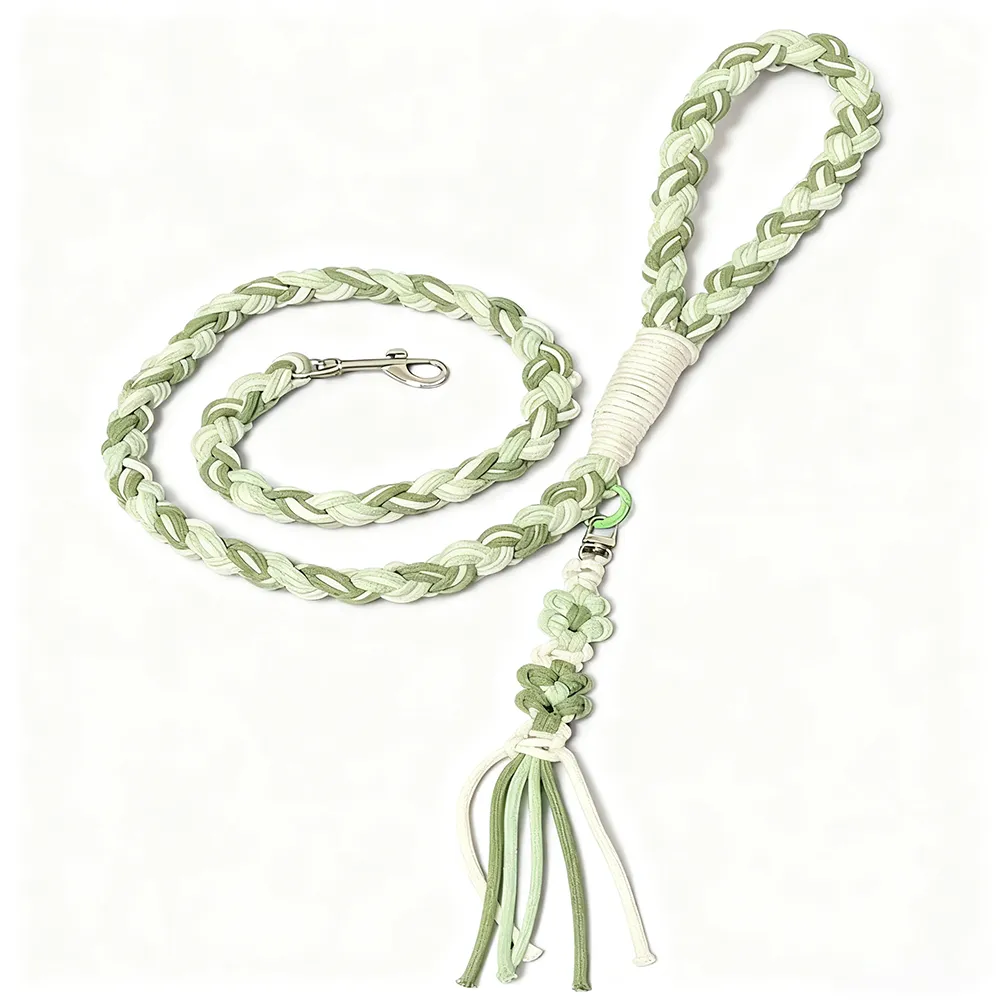 Four-Strand Braided Dopamine Dog Leash