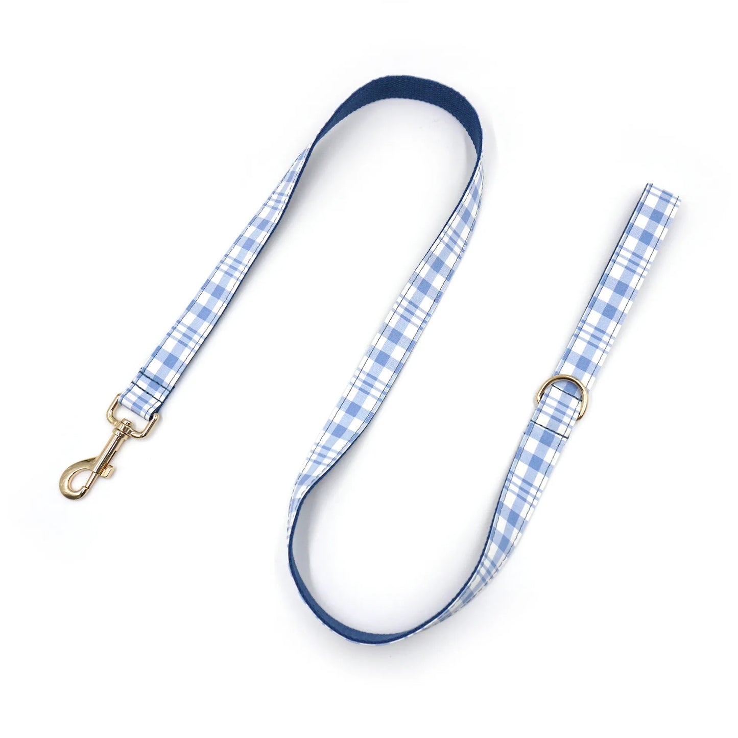 Französische karierte Hundeleine