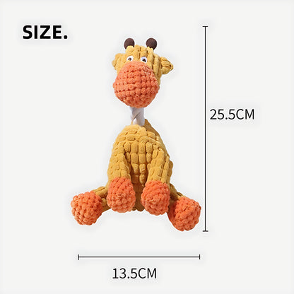 Lustiges Plüschtier-Hundespielzeug mit Quietscher