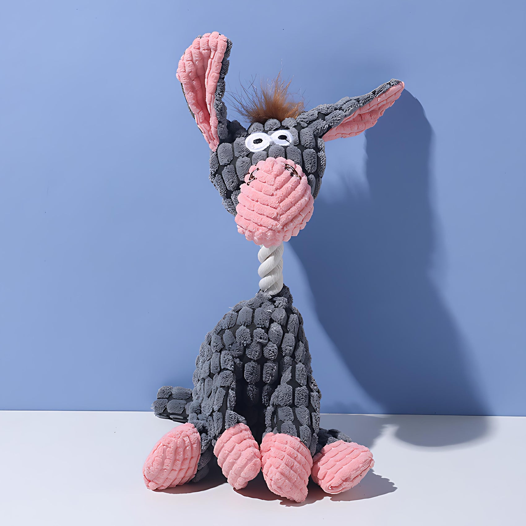 Funny Animal Plush Dog Toy with Squeaker