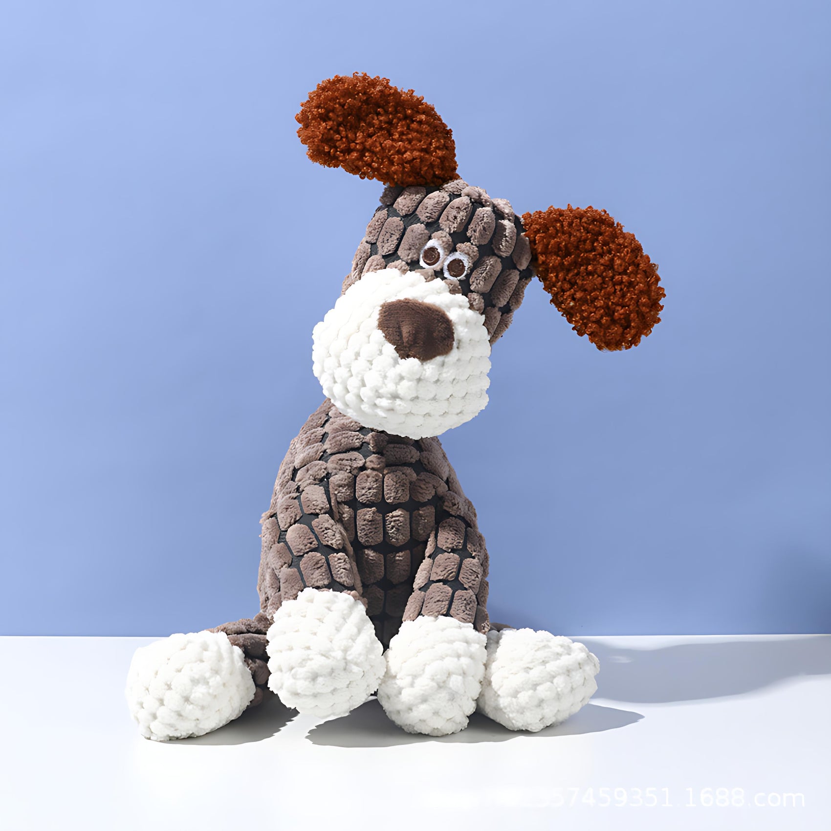 Funny Animal Plush Dog Toy with Squeaker