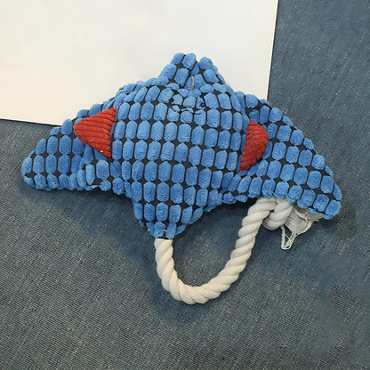 Lustiges Plüschtier-Hundespielzeug mit Quietscher