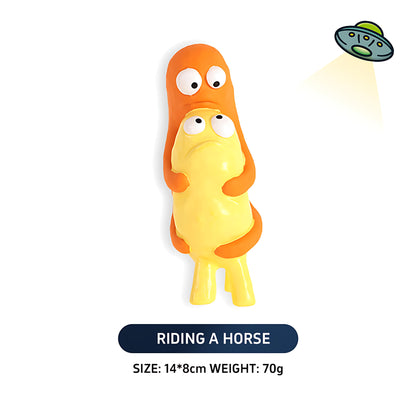 Kauspielzeug aus der Serie „Lustige Tiere“