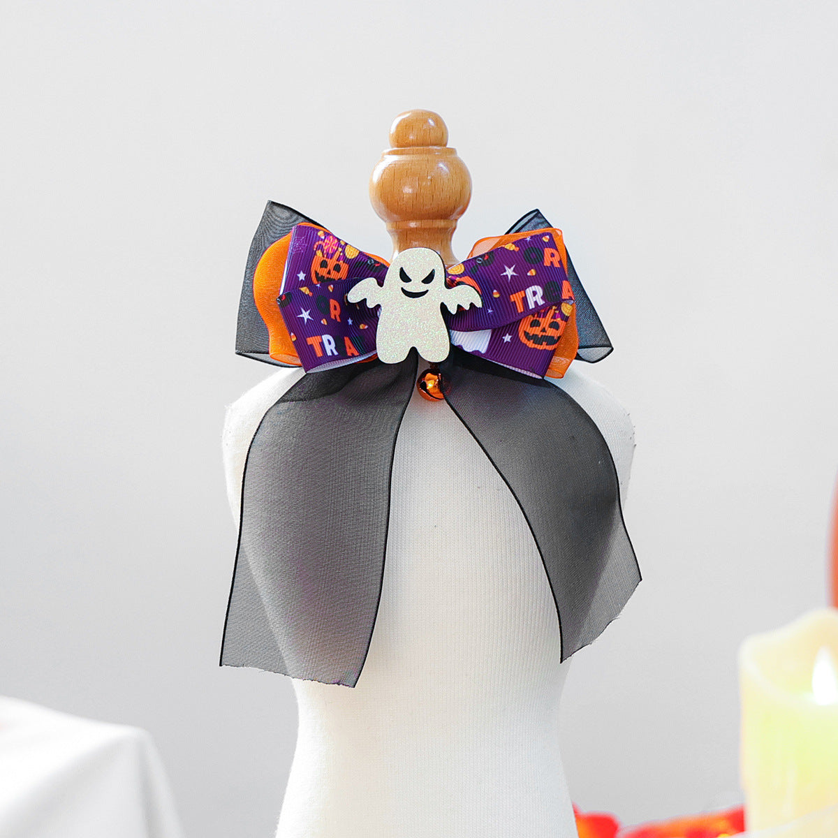 Halloween Bow Tie Pet Collar Scarf