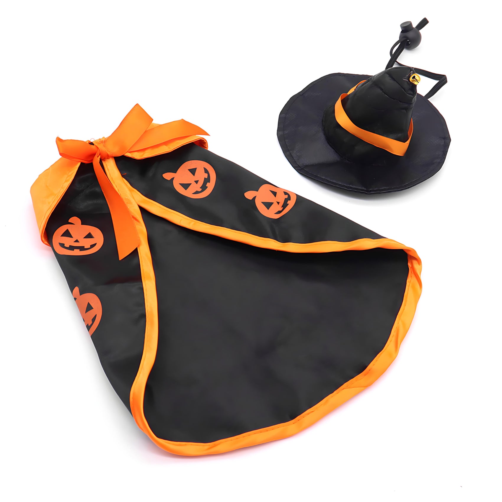 Halloween Pet Cape and Hat Set