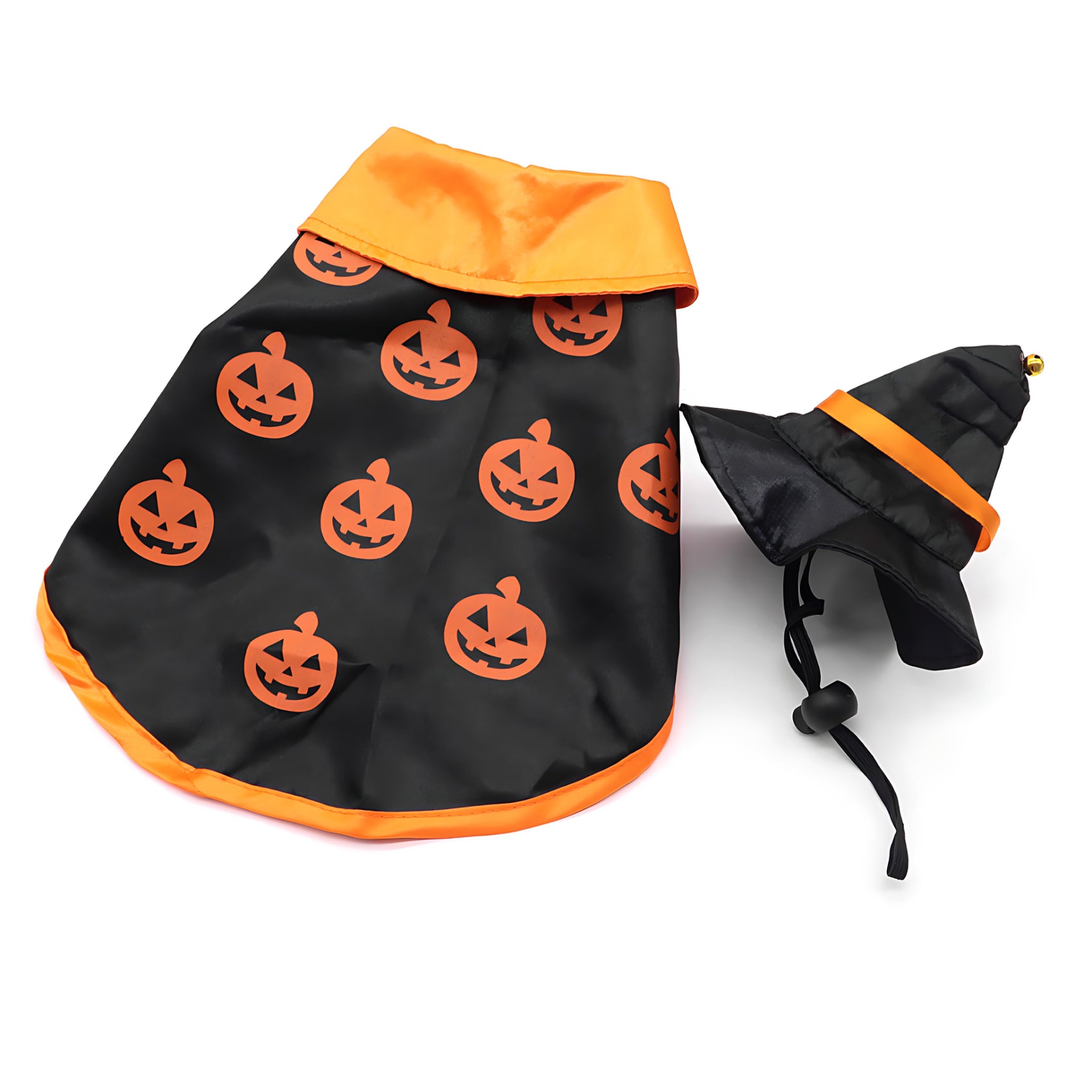 Halloween Pet Cape and Hat Set