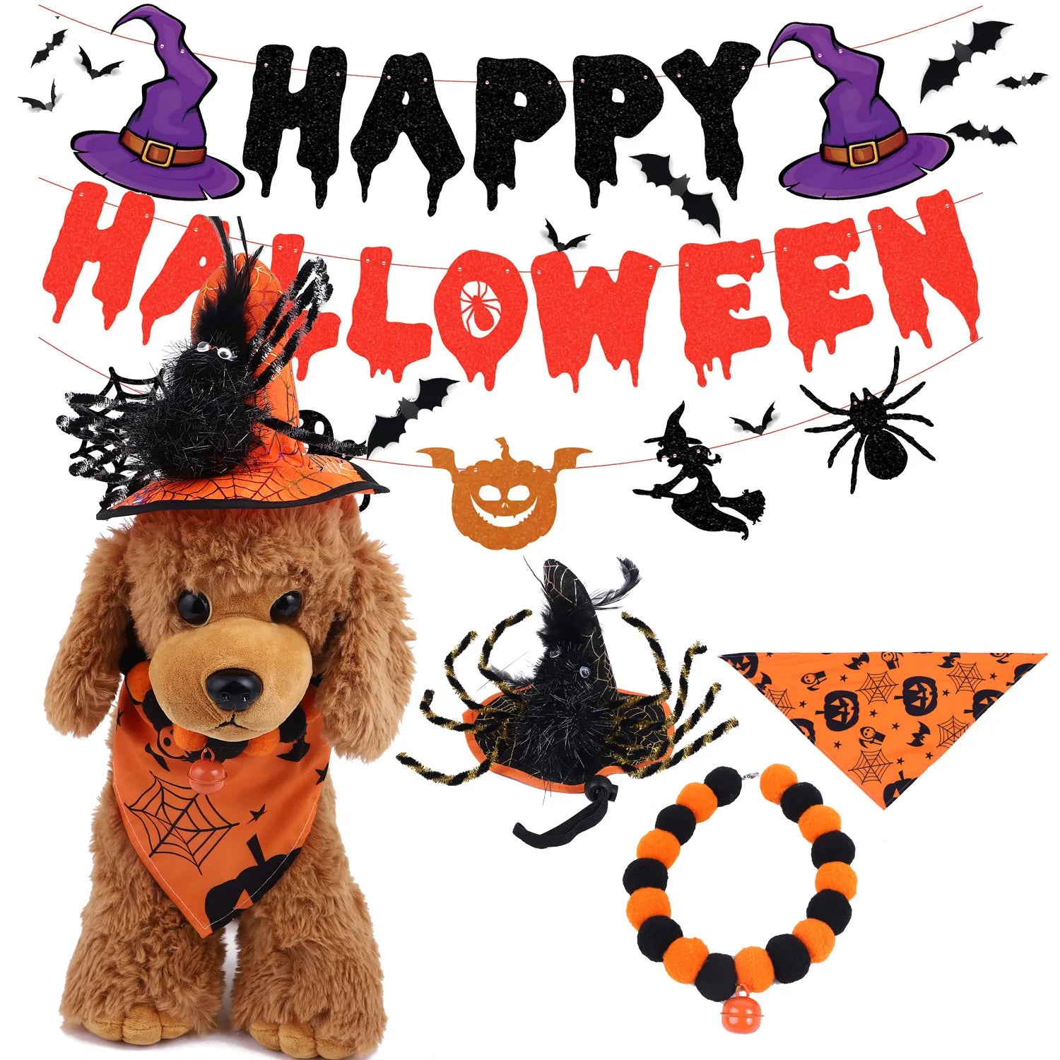 Halloween Pet Decoration Set