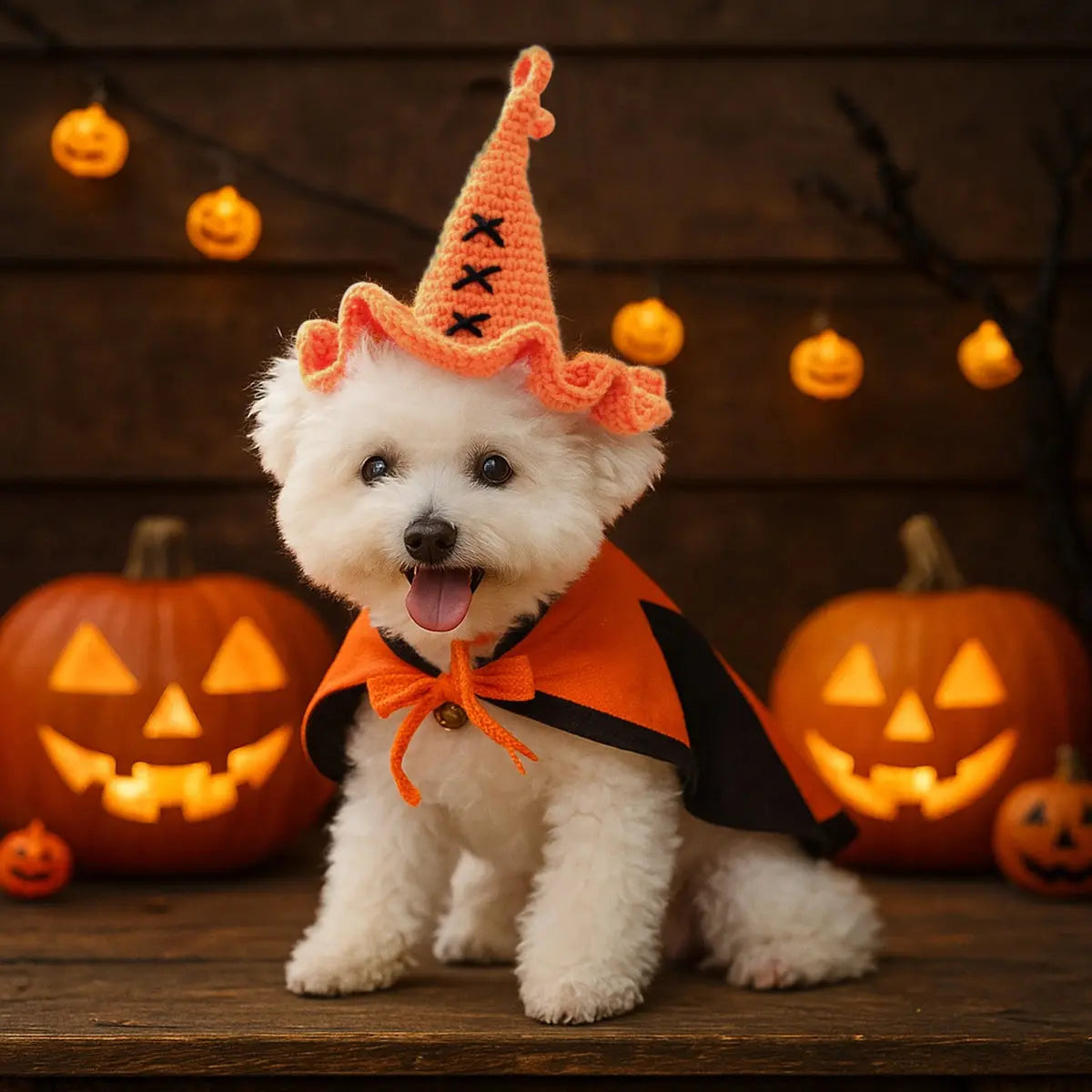 Halloween Knitted Pet Hat