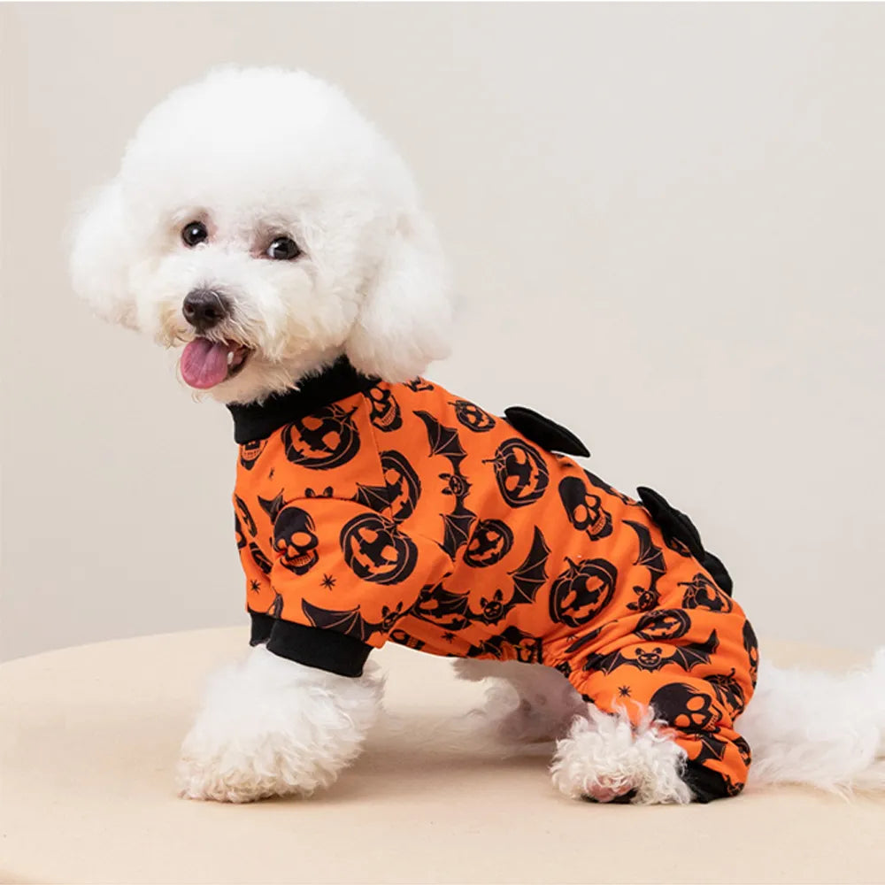 Halloween Pumpkin Dog Costume