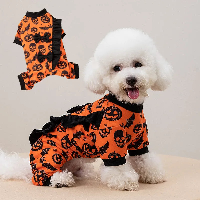 Halloween Pumpkin Dog Costume
