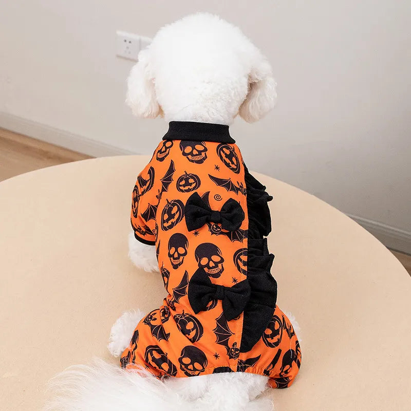 Halloween Pumpkin Dog Costume
