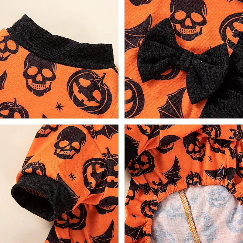 Halloween Pumpkin Dog Costume