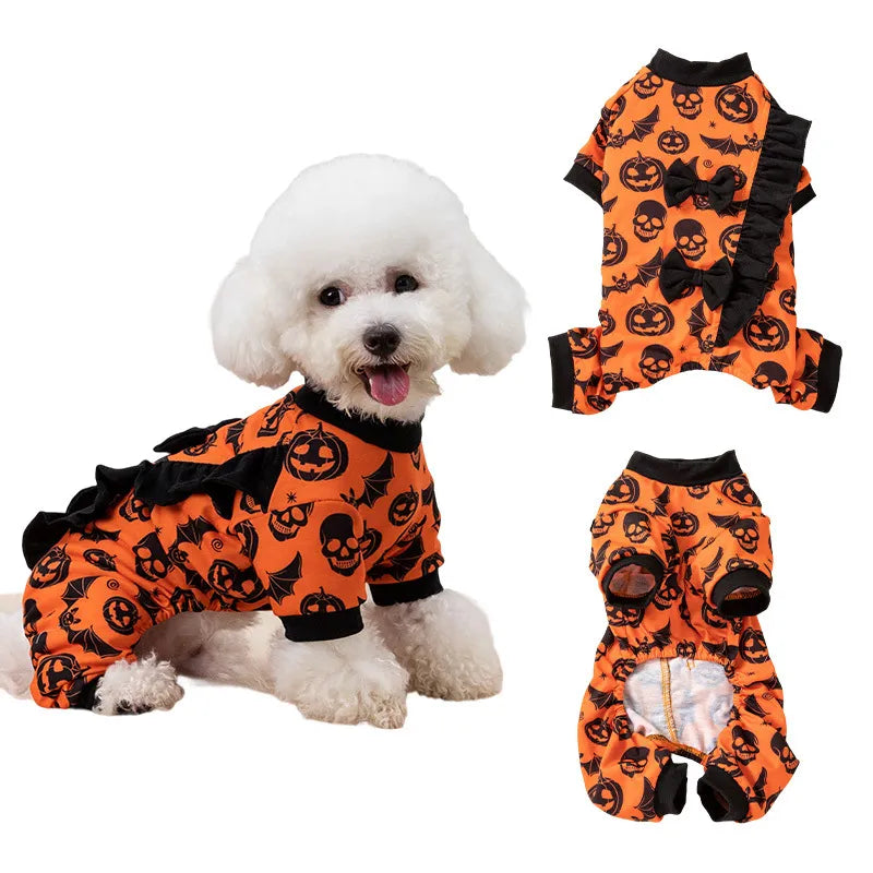 Halloween Pumpkin Dog Costume