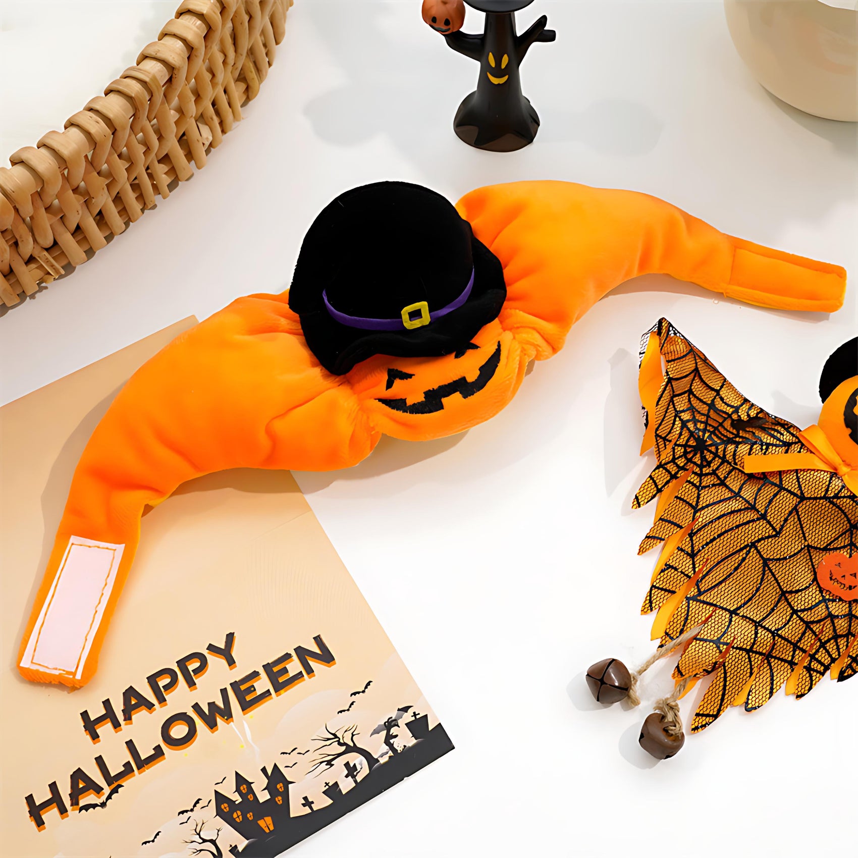 Halloween Pumpkin Hat for Dogs and Cats