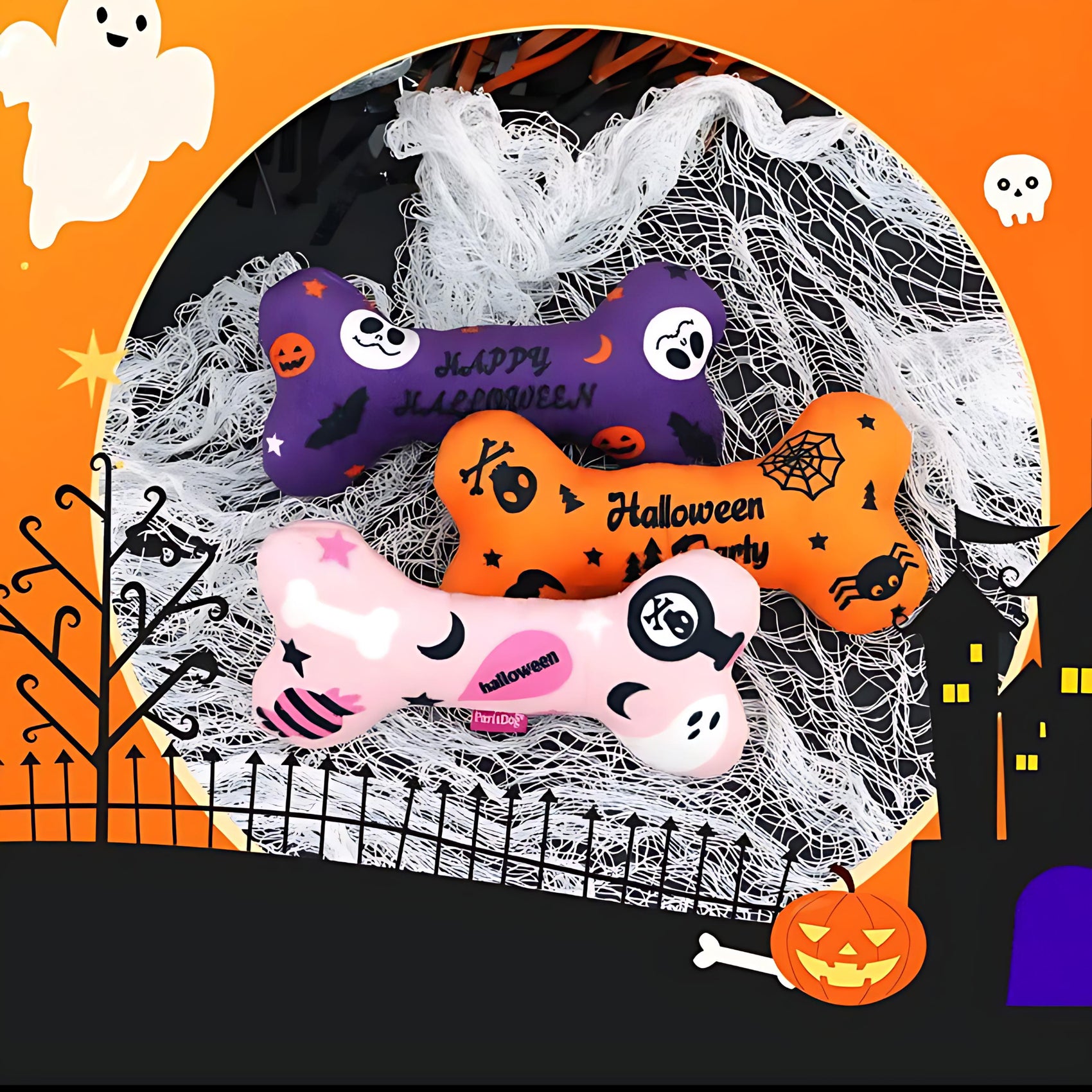 Halloween Squeaky Dog Toy