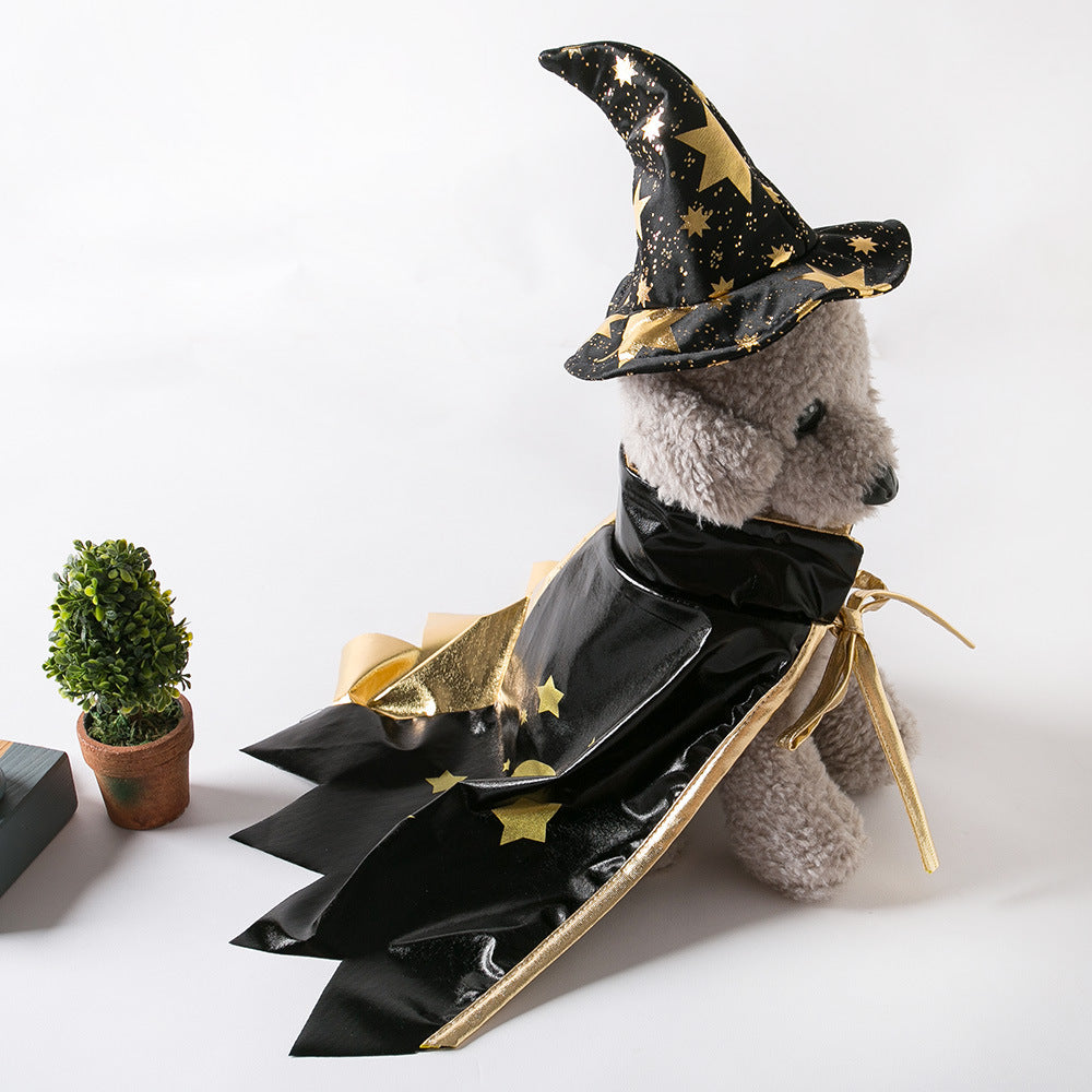 Halloween Wizard Cape for Pets