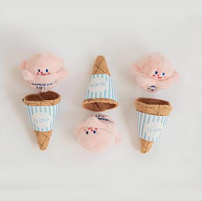 Interaktives Hundespielzeug mit Eiscreme-Versteckfunktion