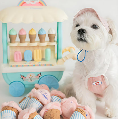 Interaktives Hundespielzeug mit Eiscreme-Versteckfunktion
