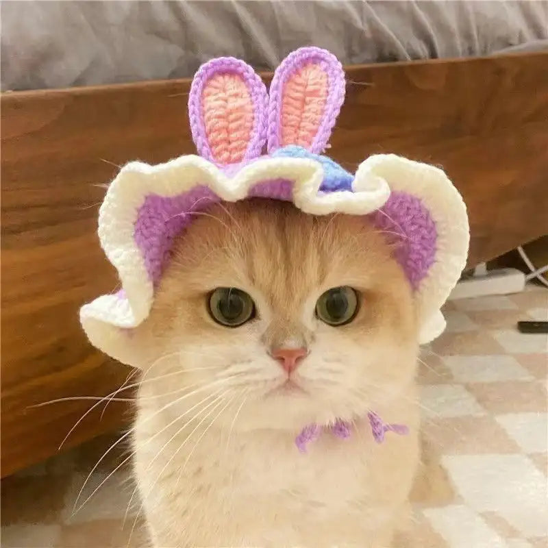 Knitted Pet Hat – Cute Crochet Costume Accessory