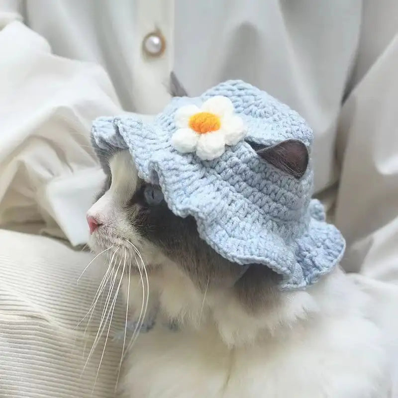 Knitted Pet Hat – Cute Crochet Costume Accessory