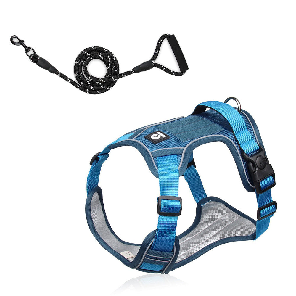 Large Dog Chest Harness with Anti-Explosion Design