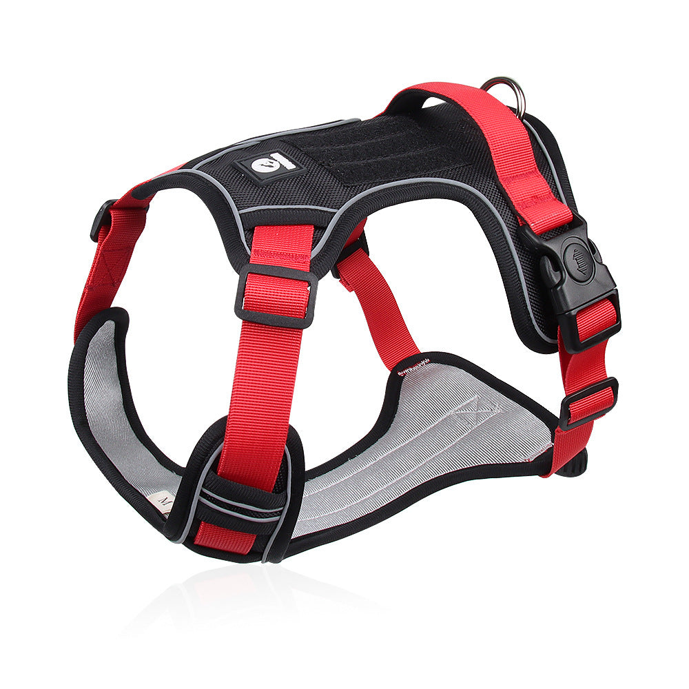 Large Dog Chest Harness with Anti-Explosion Design